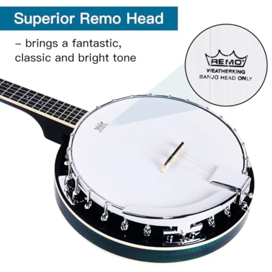 Banjo 5 String Full Size Banjo - Banjo 5 String Open 评论和价格