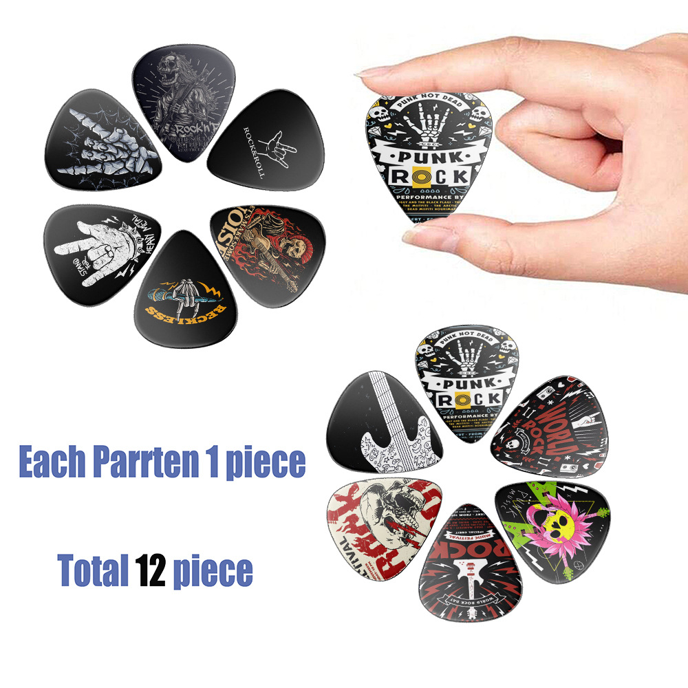 12 Pieces Guitar Picks 0.46mm  - Acoustic Guitar Dreadnought 评论和价格