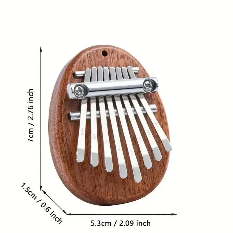 8 Key Mini Wood Kalimba High Q - Musical Instrument Marimba 评论和价格