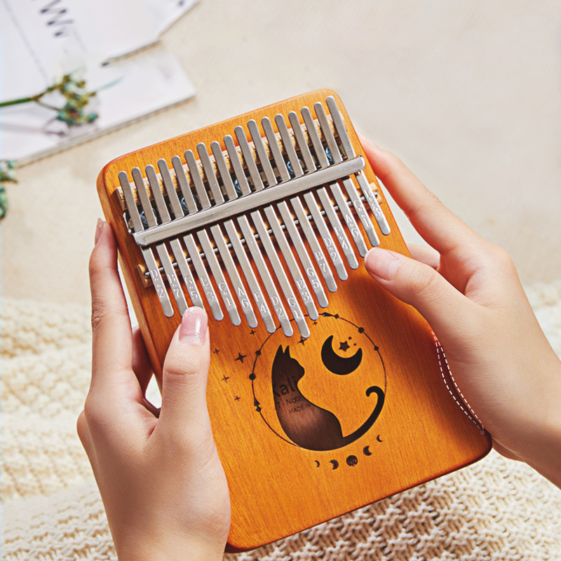 17 Keys Kalimba Gradient Color - Musical Instrument Kalimba 评论和价格