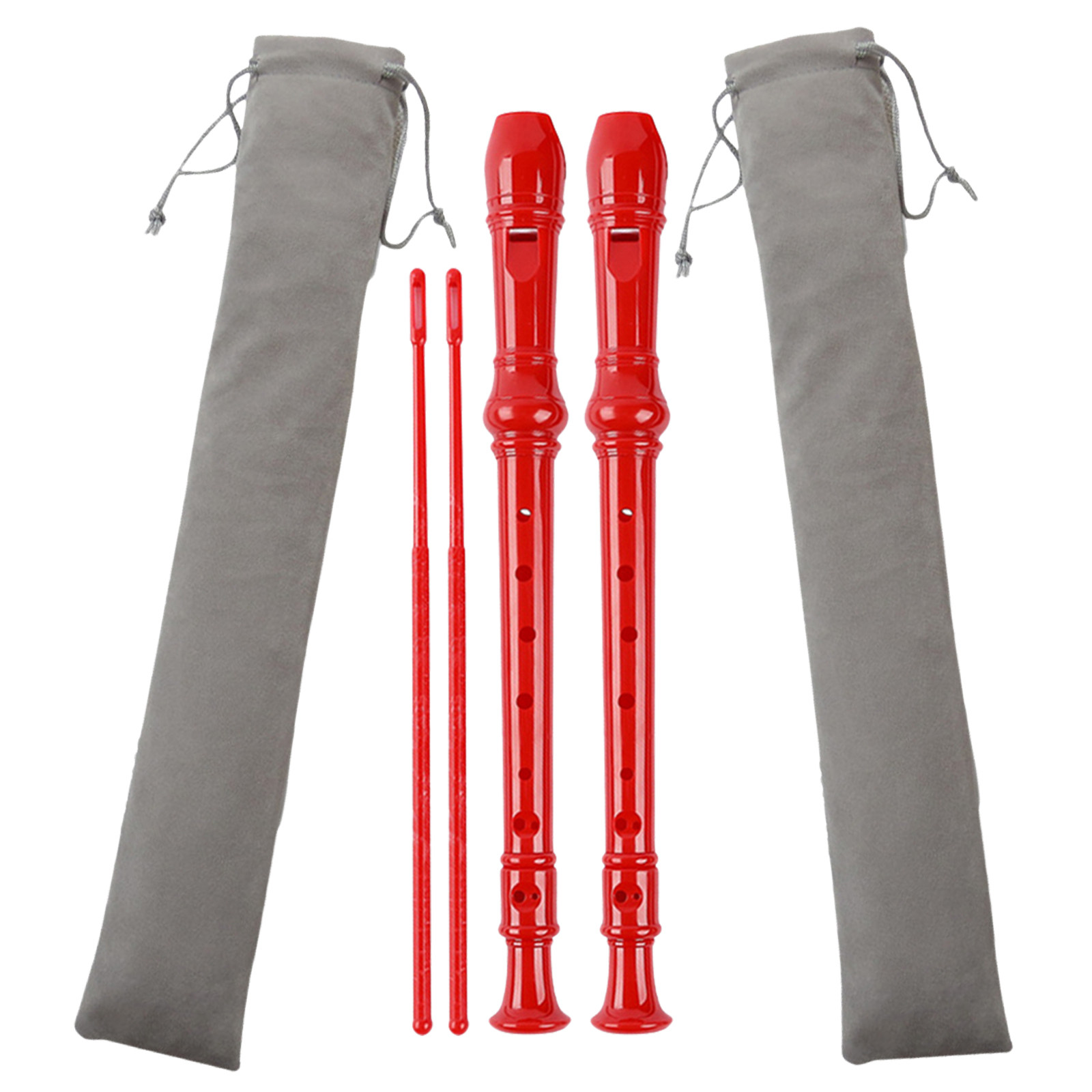 2Sets Soprano Recorder 8-Hole  - Musical Instrument German 评论和价格