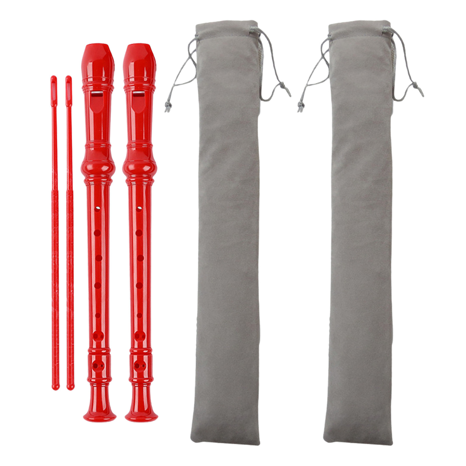 2Sets Soprano Recorder 8-Hole  - Musical Instrument German 评论和价格
