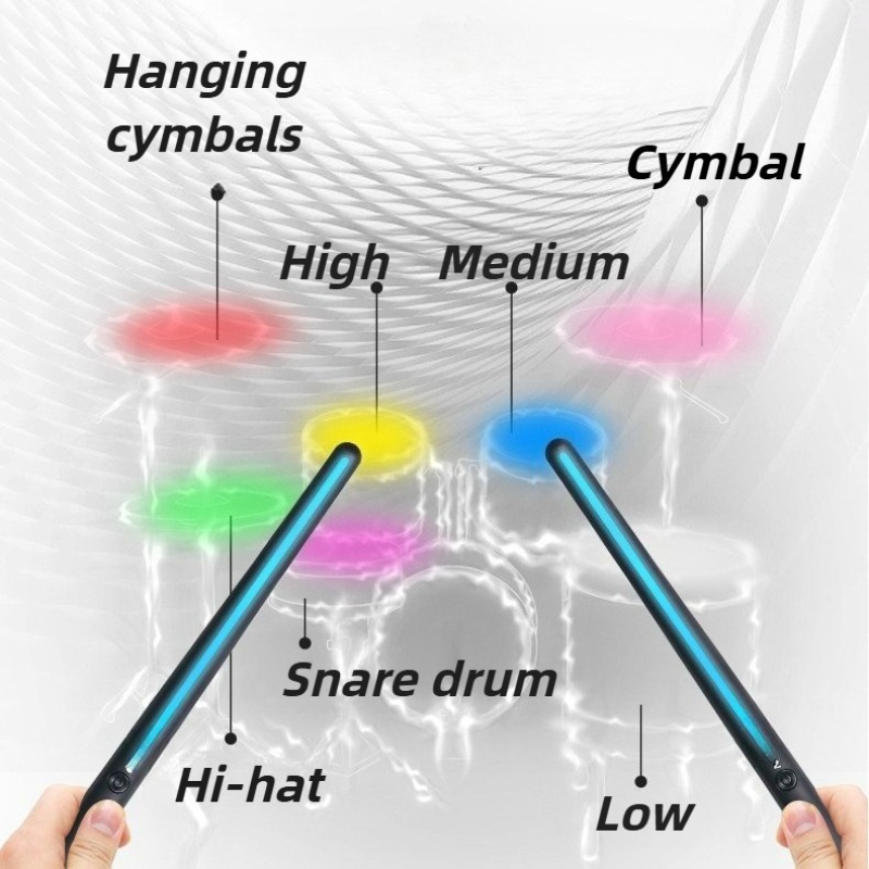 Air Electronic Drum Set Beginn - Musical Instrument Virtual 评论和价格