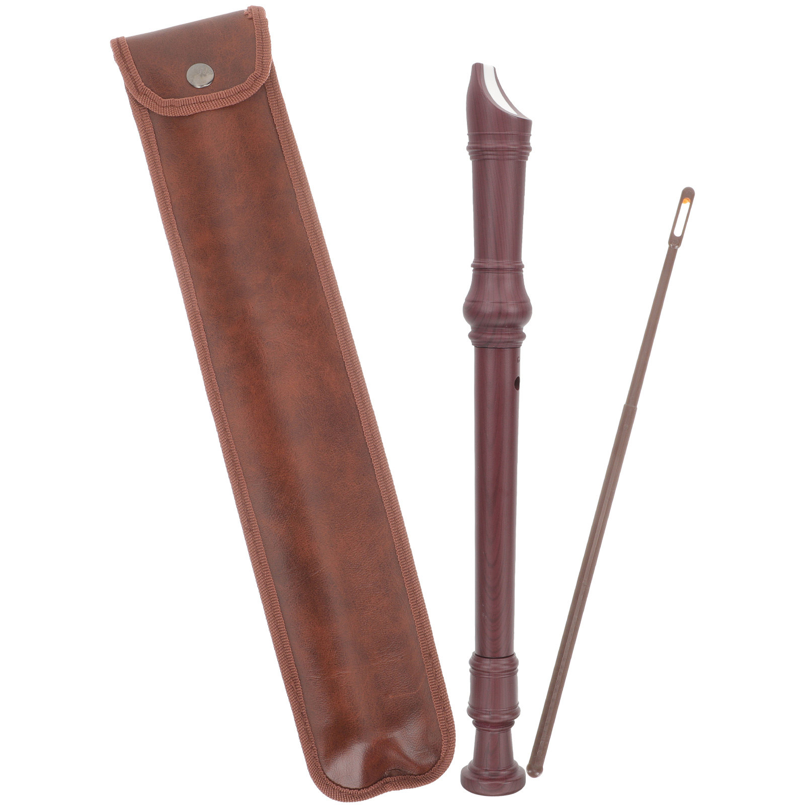 8-Hole Recorder Flute ABS Stud - Musical Instrument German 评论和价格