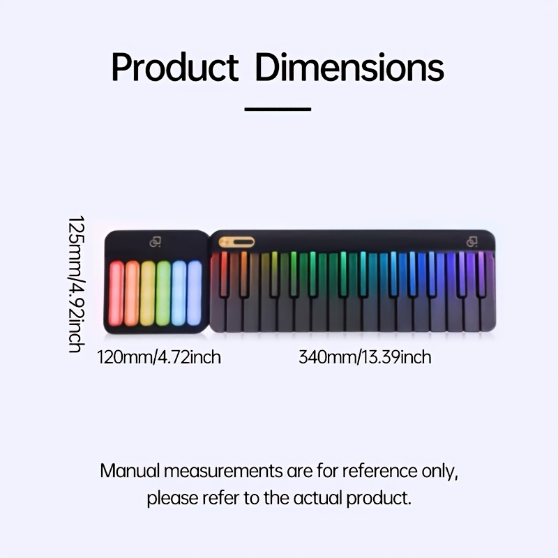 Stylish LED-Backlit PopuPiano  - Musical Instruments Names 评论和价格