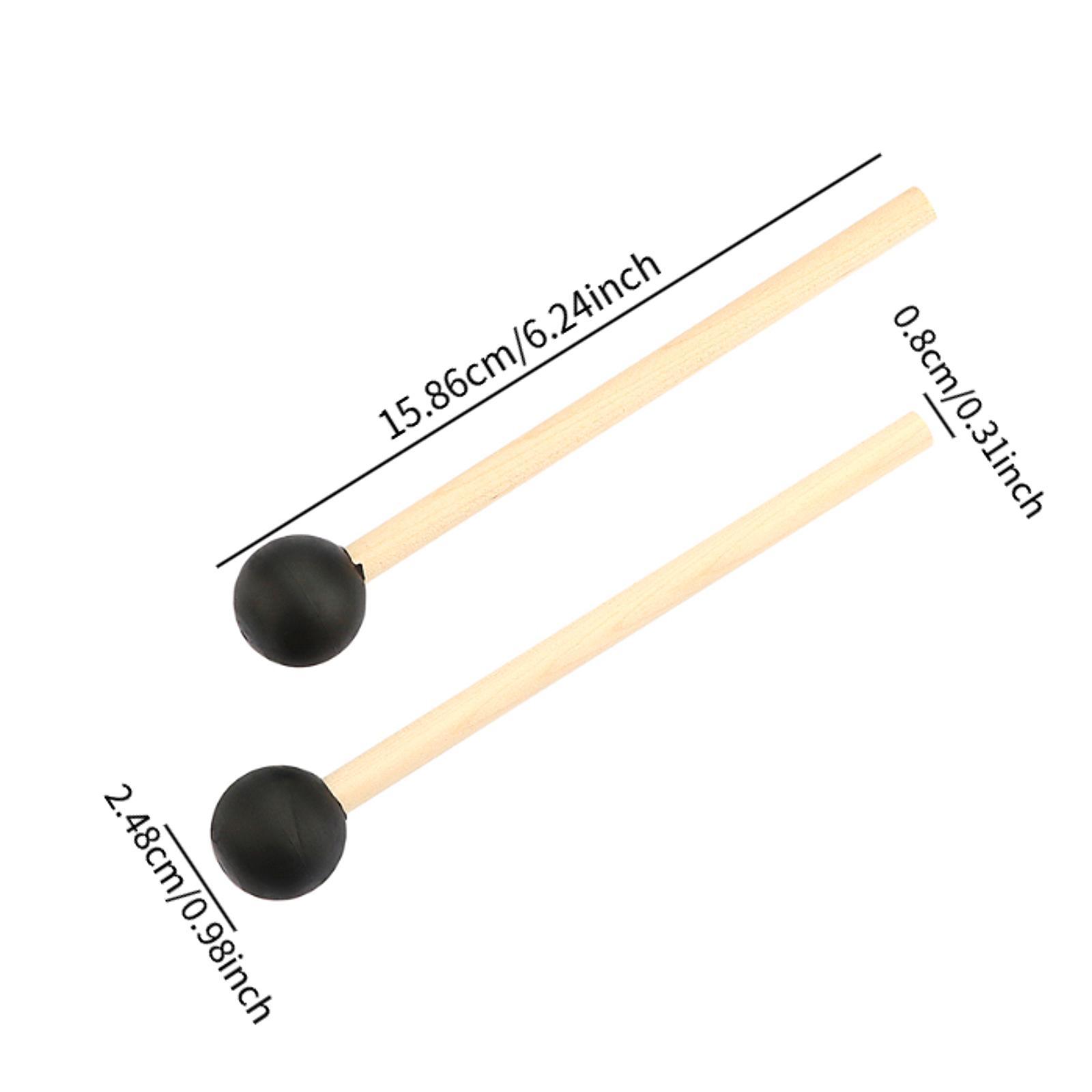 2Pcs Percussion Drumsticks Mus - Musical Instrument Marimba 评论和价格